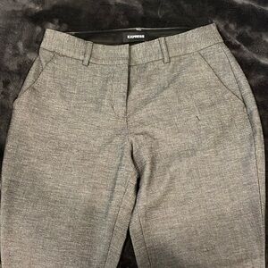 Express Women’s Columnist Barely Boot Mid Rise Trouser Pants